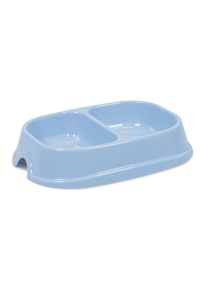 Миска Модерн №1 Дует 0,4 л для котів світло-блакитна Природа (355257173)