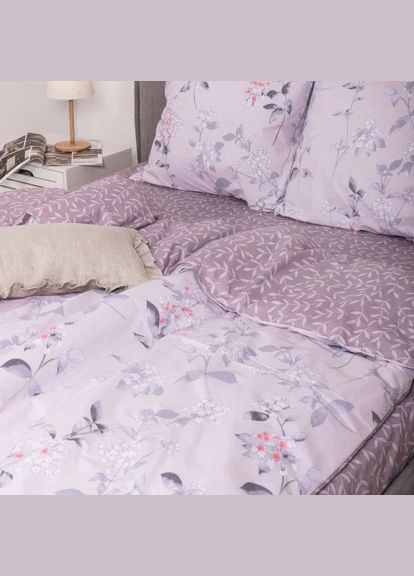 Комплект постільної білизни євро ранфорс 22221 100% бавовна Viluta (278635400)