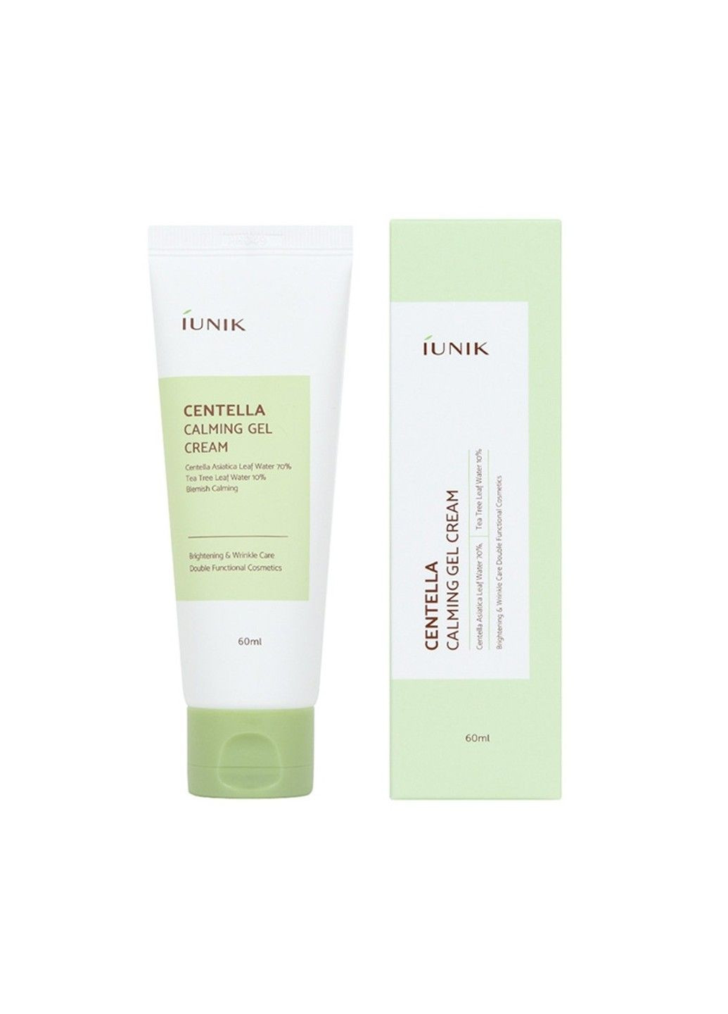 Крем-гель для чувствительной кожи лечащий с экстрактом центеллы Centella Calming Gel Cream 60ml Iunik (292323676)