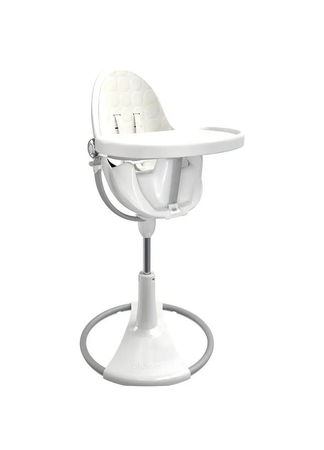 Стільчик для годування FRESCO White/Coconut white Cotton Bloom E10535-W\U10543-CW (353308373)