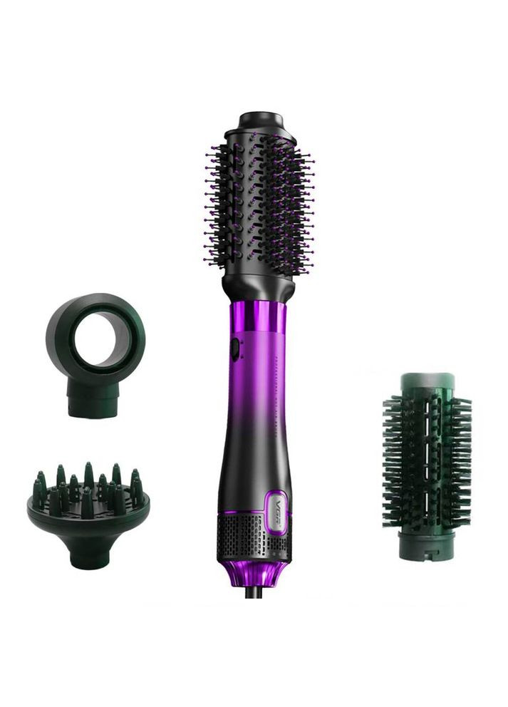 Фен-щетка многофункциональная 4 в 1 стайлер щетка круглая овальная диффузор концентратор 3 режима ионизация (V297) VGR (361161928)