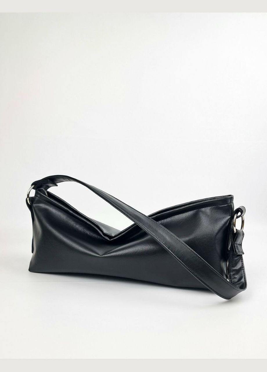 Сумка жіноча екошкіра чорна на плече No Brand (328288219)