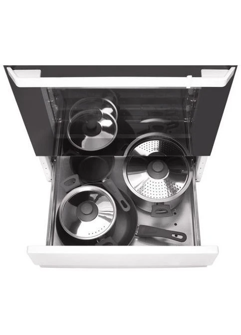 комбинированная плита fcmm582977 с электродуховкой 62 л 4 конфорки черный HANSA