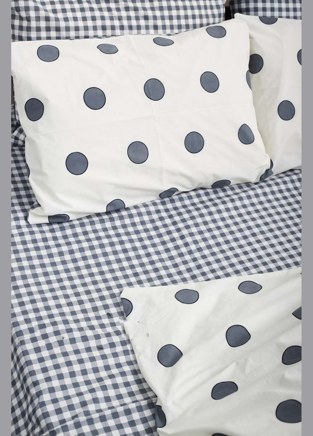 Комплект постільної білизни полуторний 143х210 наволочки 2х70х70 Ranforce Elite (MS-820000192) Moon&Star Riccarda (284415995)