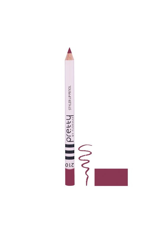 Контурний олівець для губ Pretty By №210, SEA CORAL Flormar (352743333)