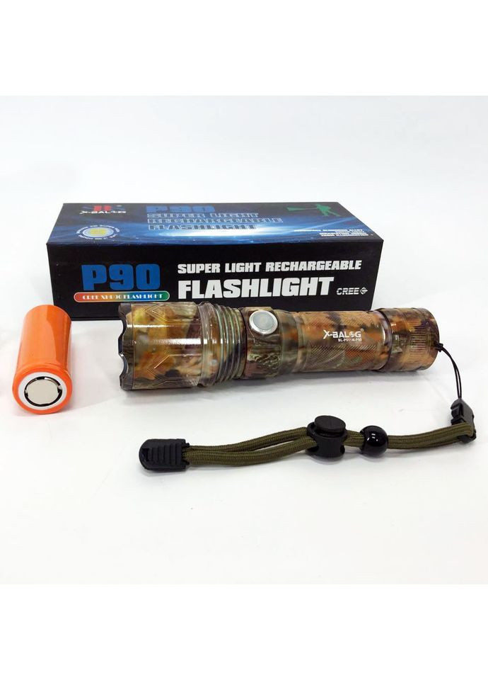 Лед фонарь мощный на улицу BL-P511M-P90, Топ-фонарик фонарик CP-990 светодиодный аккумуляторний Bailong (352769449)