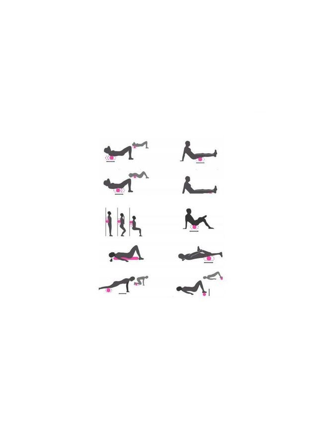 Массажный мяч двойной NE-EP-17 12*6 см No Brand (330019717)