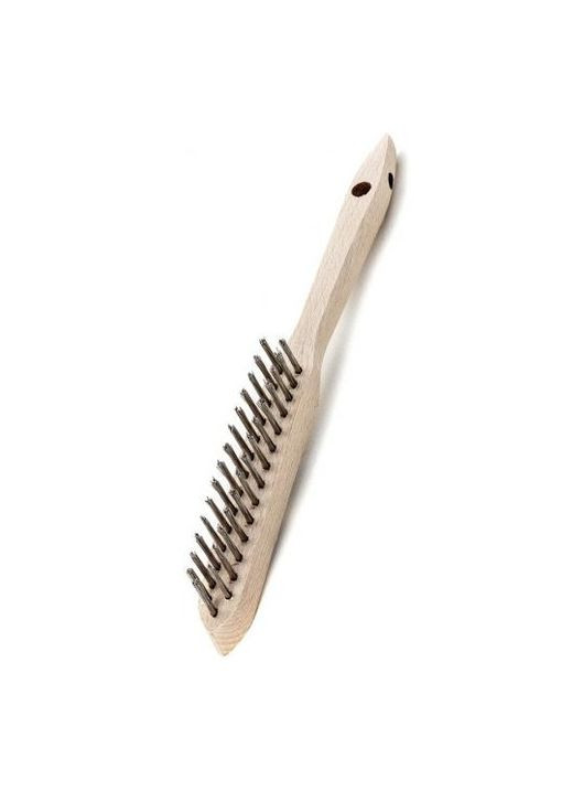 Щетка ручная 290х140 мм, стальная проволока, 2-рядная 100021 (11510) Lessmann (295035055)