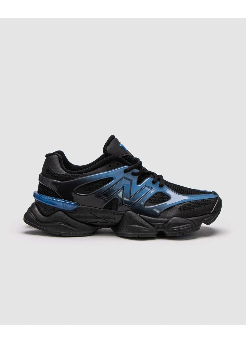 Чорні кросівки чоловічі new balance 9060 blue black нью беланс 9060 чорні демісезон No Brand