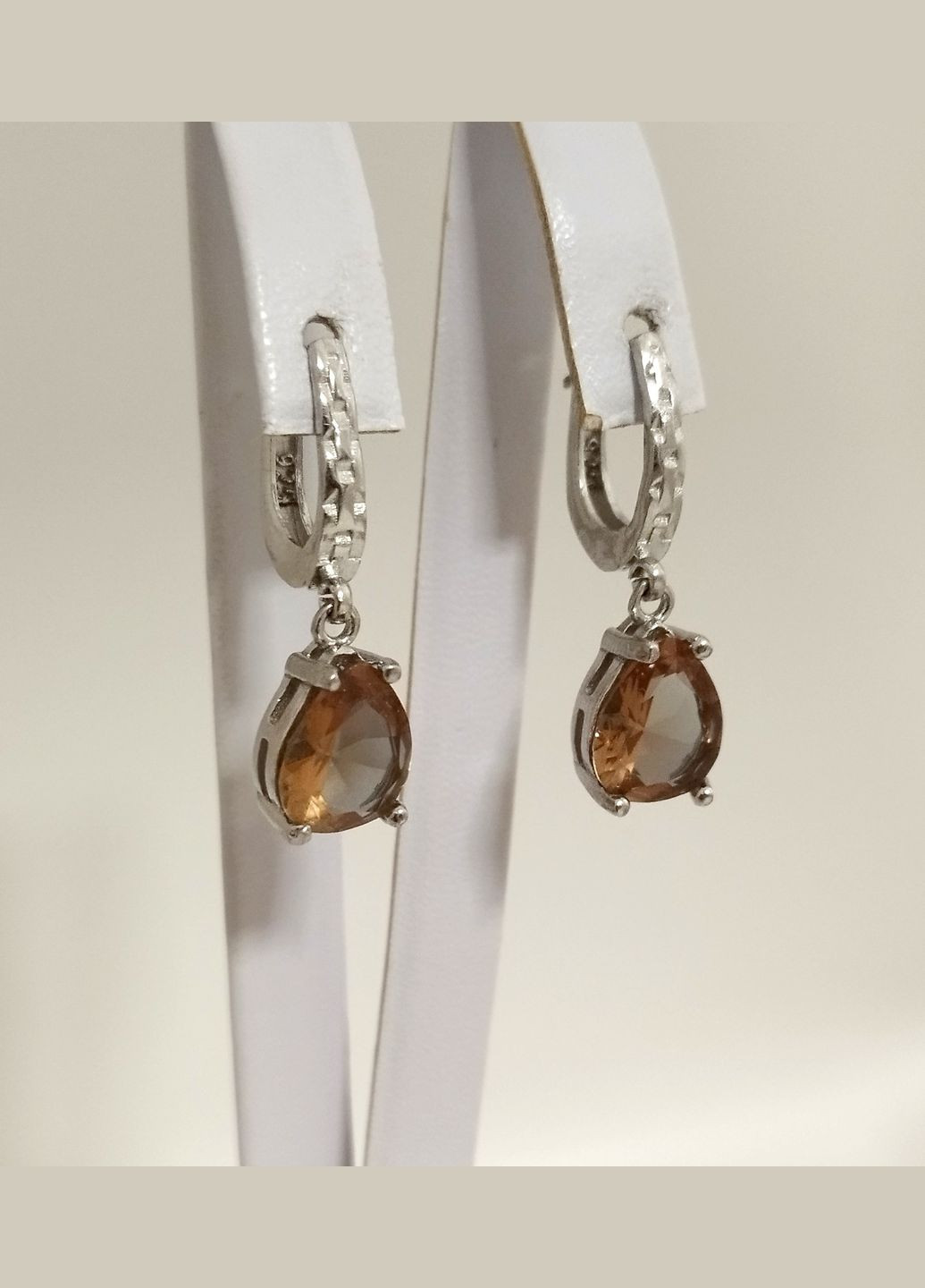 Сережки срібні з султанітом С1349/В-слт Shatlen Сережки (330033565)