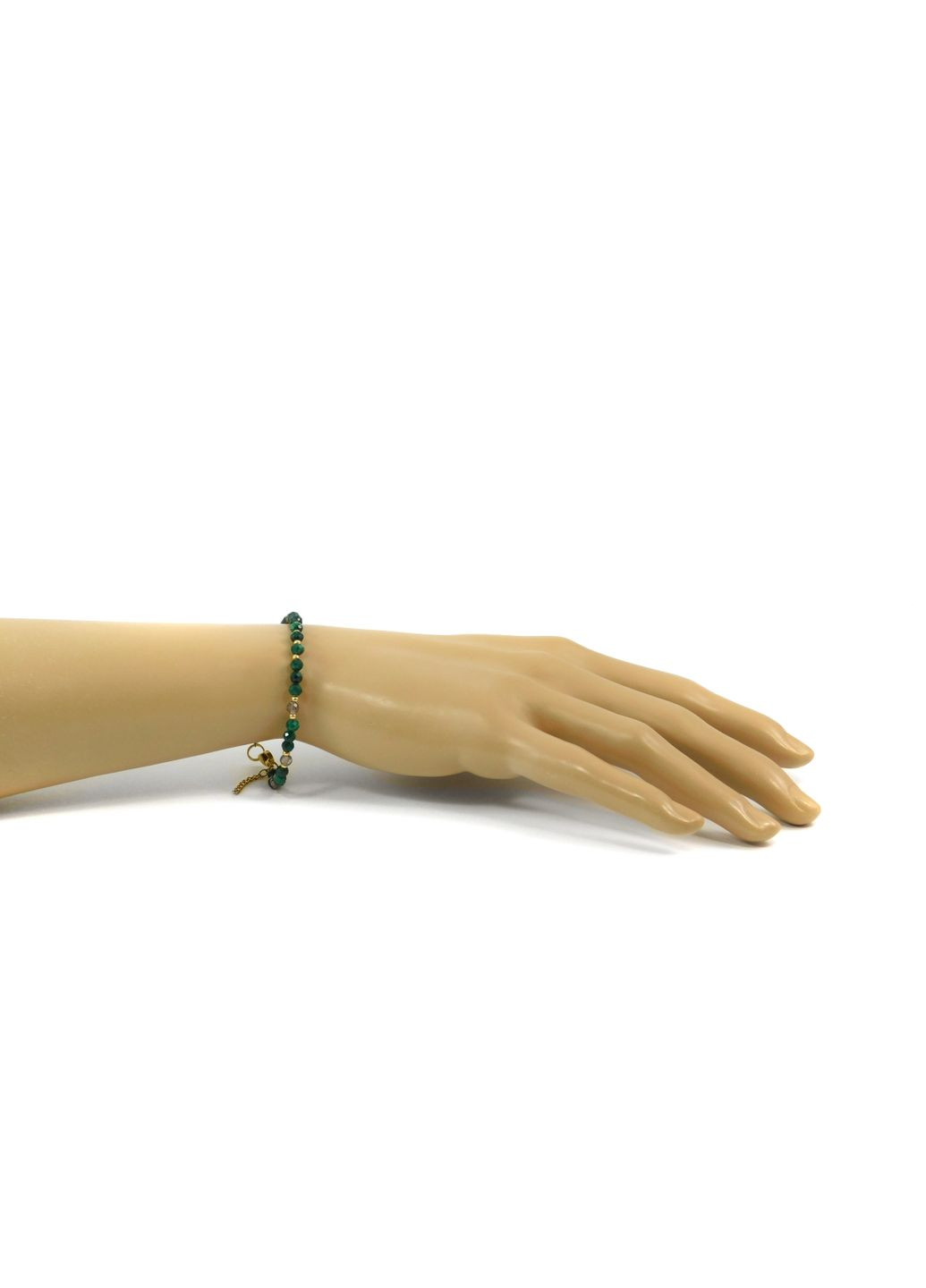 Эксклюзивный браслет "Шелк" Малахит, Топаз 18 Fursa fashion (322314302)