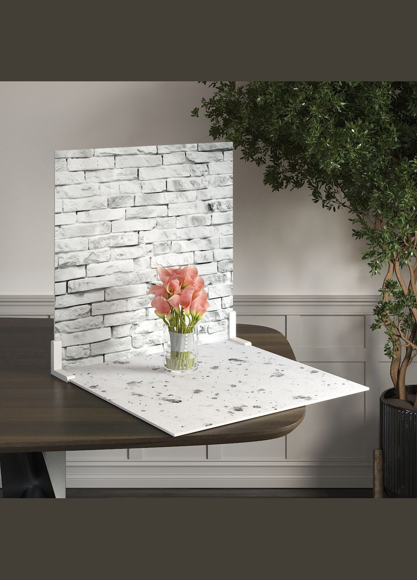 Пластиковый угловой 2D фотофон, 60x60 см - №62297 PolyPlast (354372298)