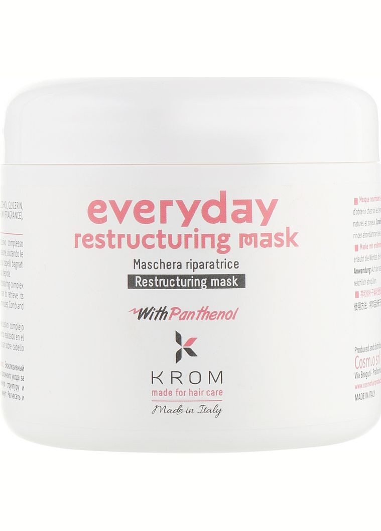 Маска для ежедневного ухода, с пантенолом Everyday Conditioner 500ml (438655-87638) Krom (368653219)