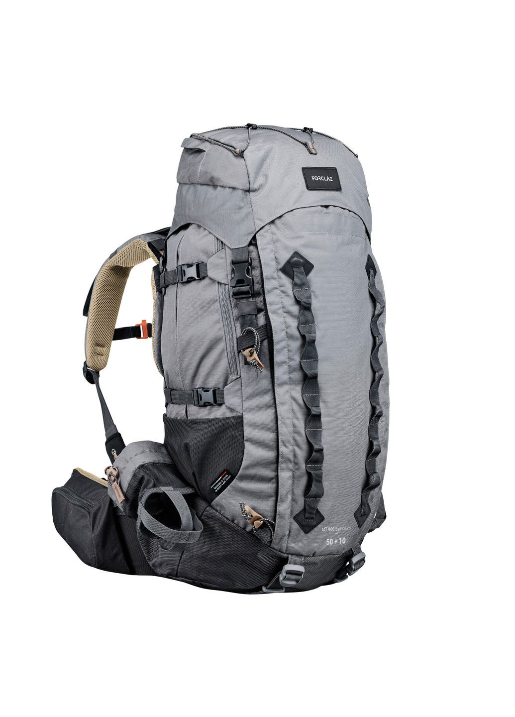 Туристичний Рюкзак для Трекінгу MT900 Symbium (50л + 10л) 69 x 43 x 35см з Дощовиком FORCLAZ (342966938)