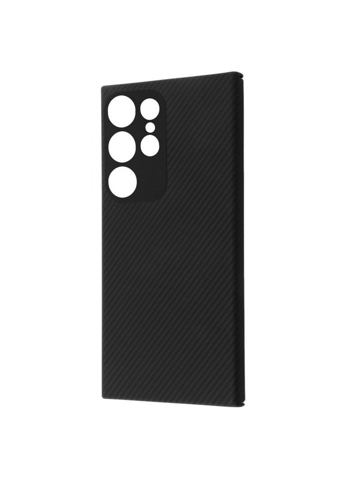 Чохол Premium Carbon Slim with Magnetic Ring black Wave Samsung Galaxy S23 Ultra (322245514)