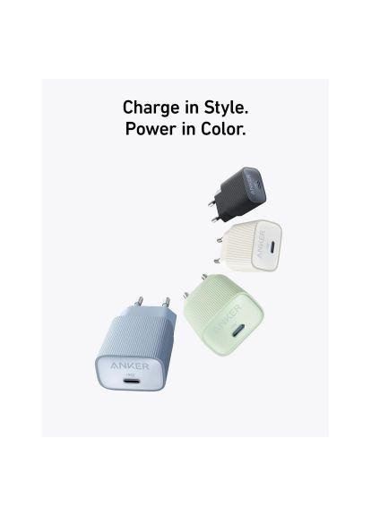 Зарядний пристрій (A2337G21) Anker PowerPort 511 Nano IV 30W USB-C White (369878750)