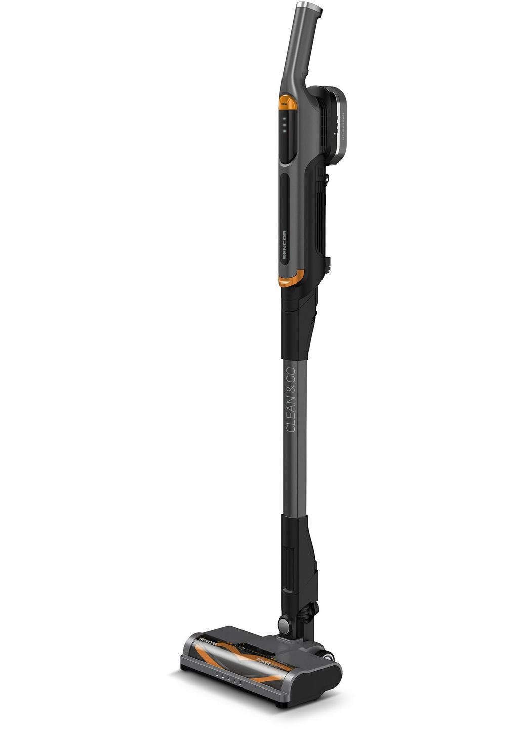 Пилосос безпровідний, 150Вт, конт пил -0.2л, автон. робота до 30хв, НЕРА, підсвітка, турбо щітка, чорний Sencor (314749311)