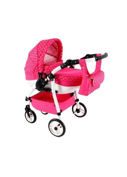 Коляска для куклы Lily Sport, розовый () Adbor LS-09 (360961536)