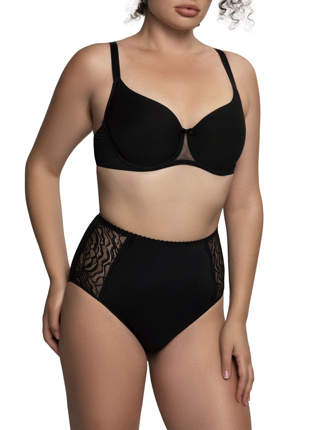 Чорний бюст. spacer gl 103007 р. 75c, натуральний Glora