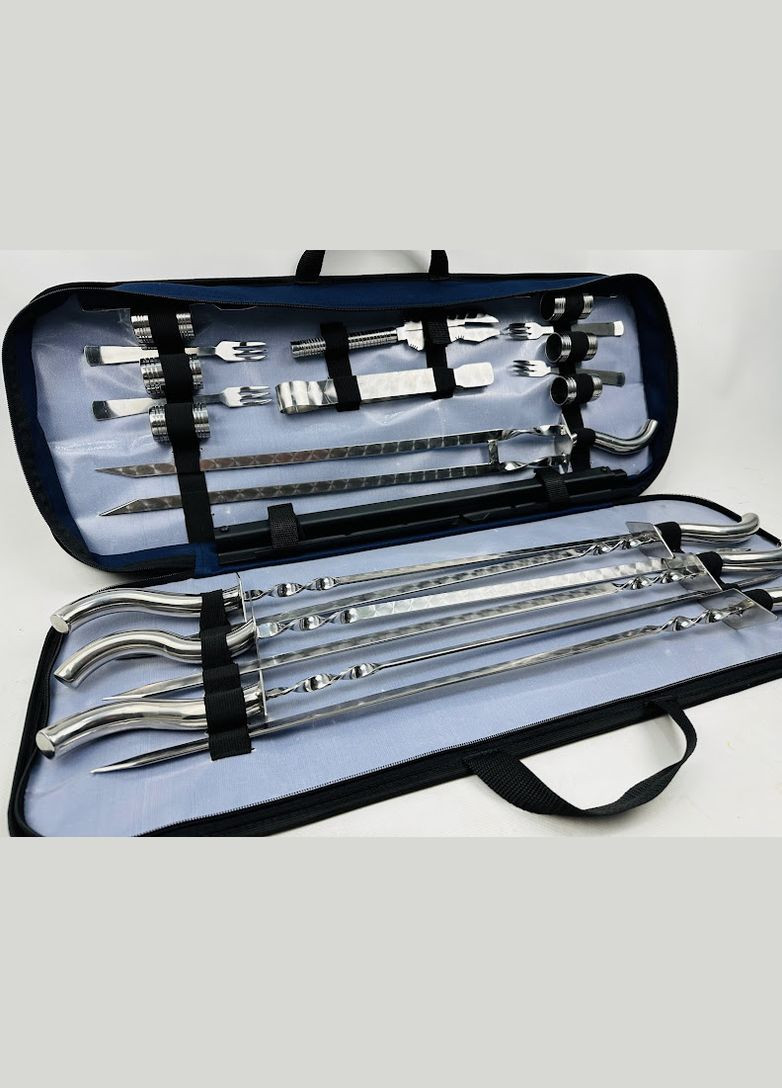 Набір шампурів в чохлі Делюкс No Brand - (321966070)