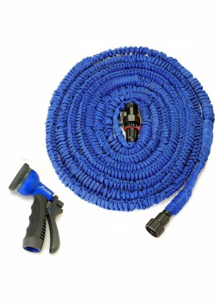 Садовий шланг для поливу PRO 60 метрів синій (1756374688) Xhose (323582273)