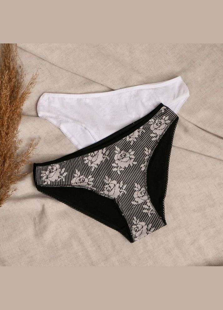 Трусики с цветочным орнаментом 5 шт. Nicoletta (322126826)