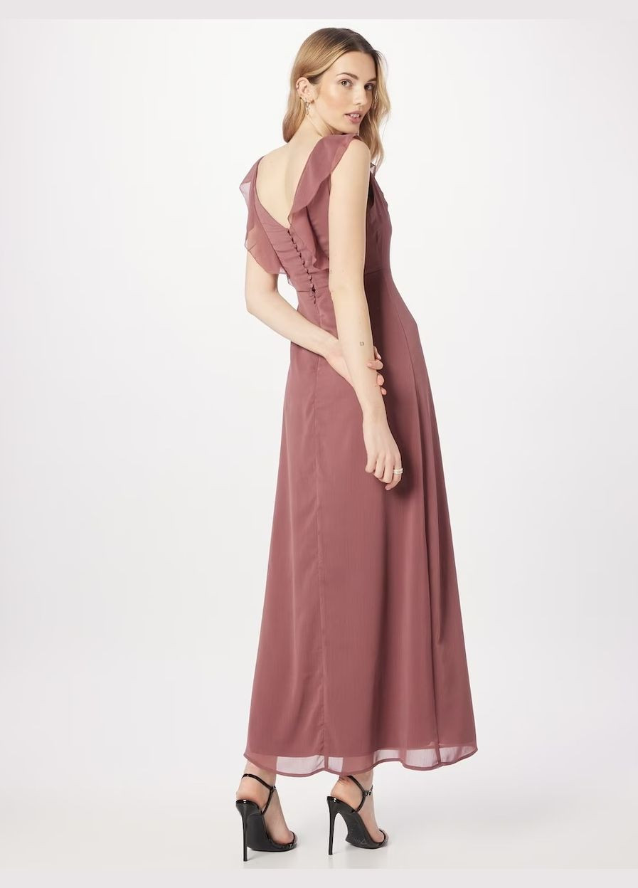 Бордовое платье About You