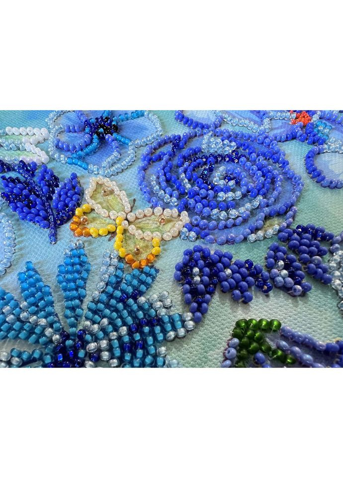 Набір для вишивання бісером "Квітуче земле" AB-870 41х27 см Abris Art (367969458)