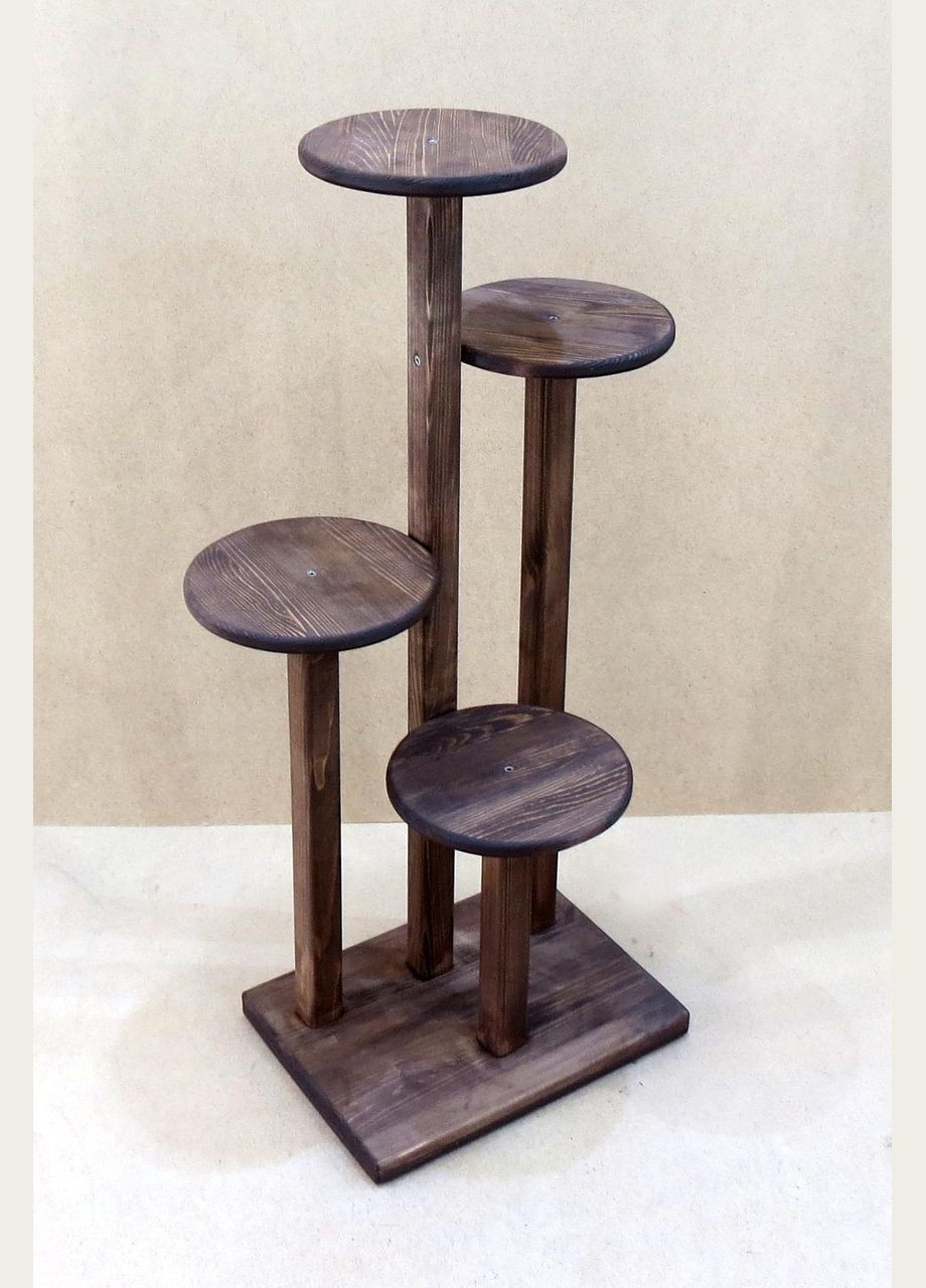 Подставка для цветов из дерева Аленкер капучино (ЦСТ-009909) No Brand (328225888)