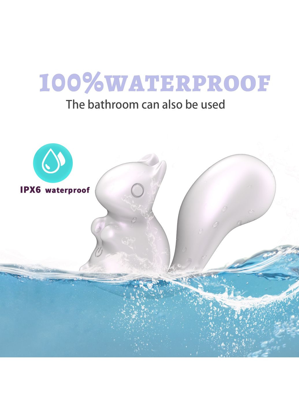 Мини-вибратор клиторальный Debbie в форме белочки, 10 режимов вибрации Every Night Toys (366890242)