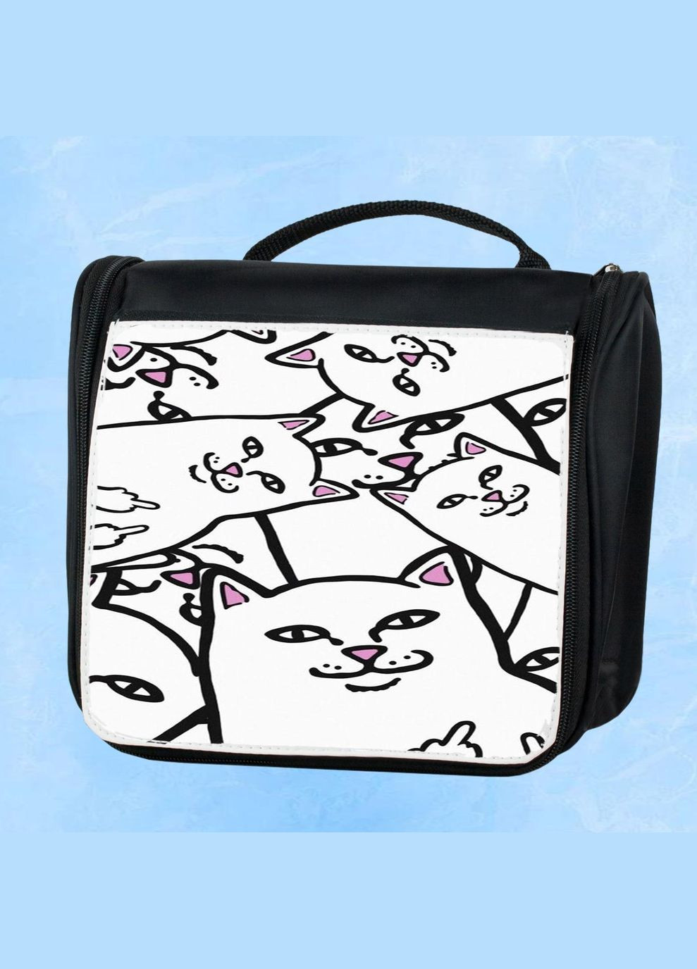 Дорожня сумка - органайзер для косметики несессер Art #74 Чорна No Brand (318677667)