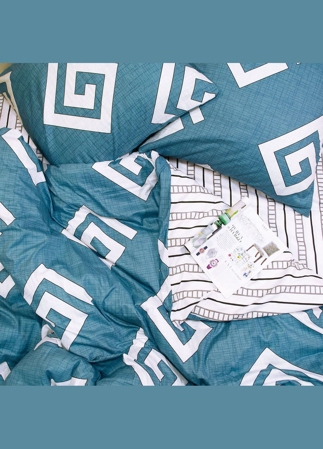 Комплект постельного белья Семейный Сатин Twill 312 Viluta (316580180)