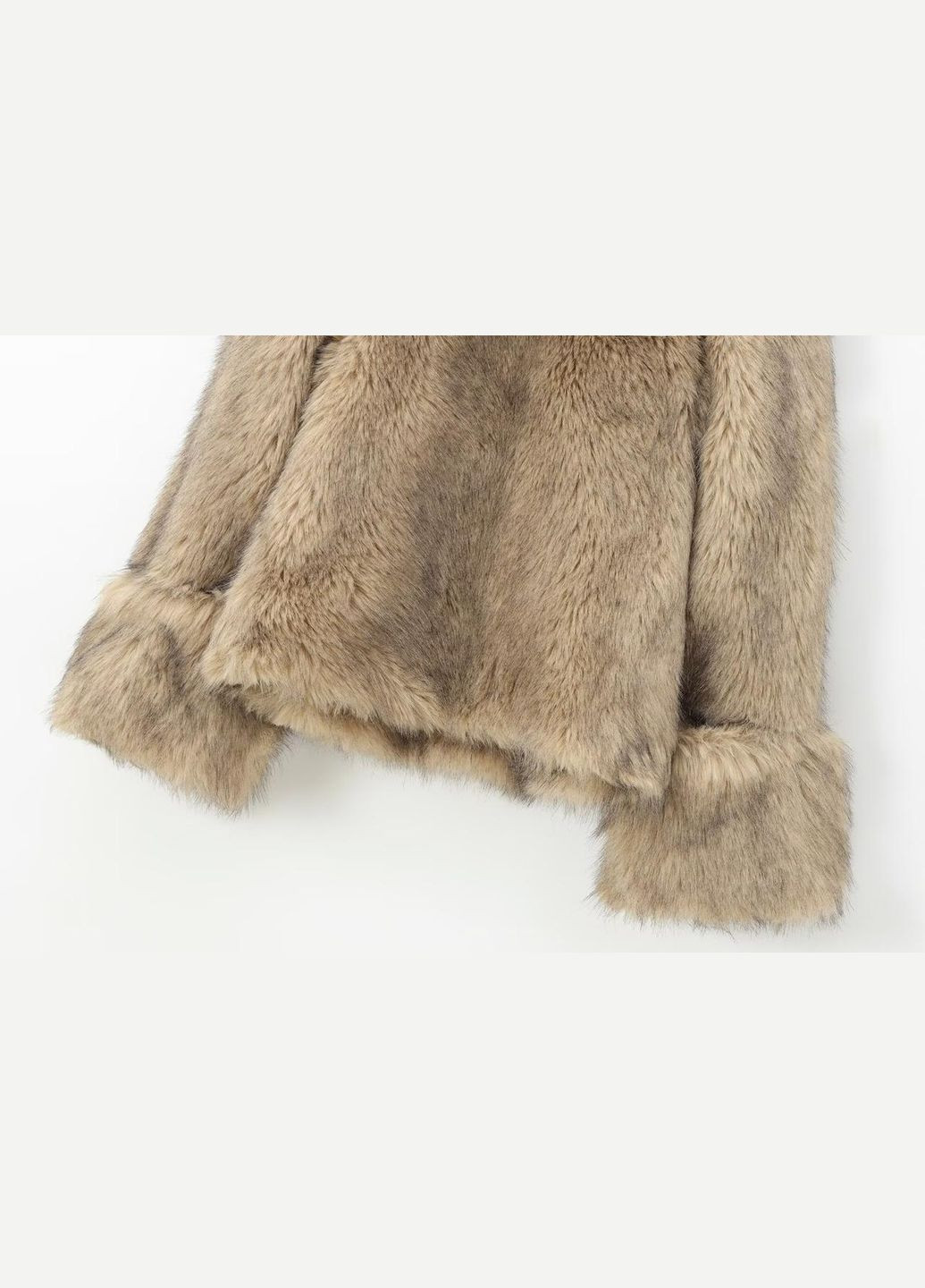 Шубка у вигляді светра зі штучного хутра колір капучино No Brand (336960769)