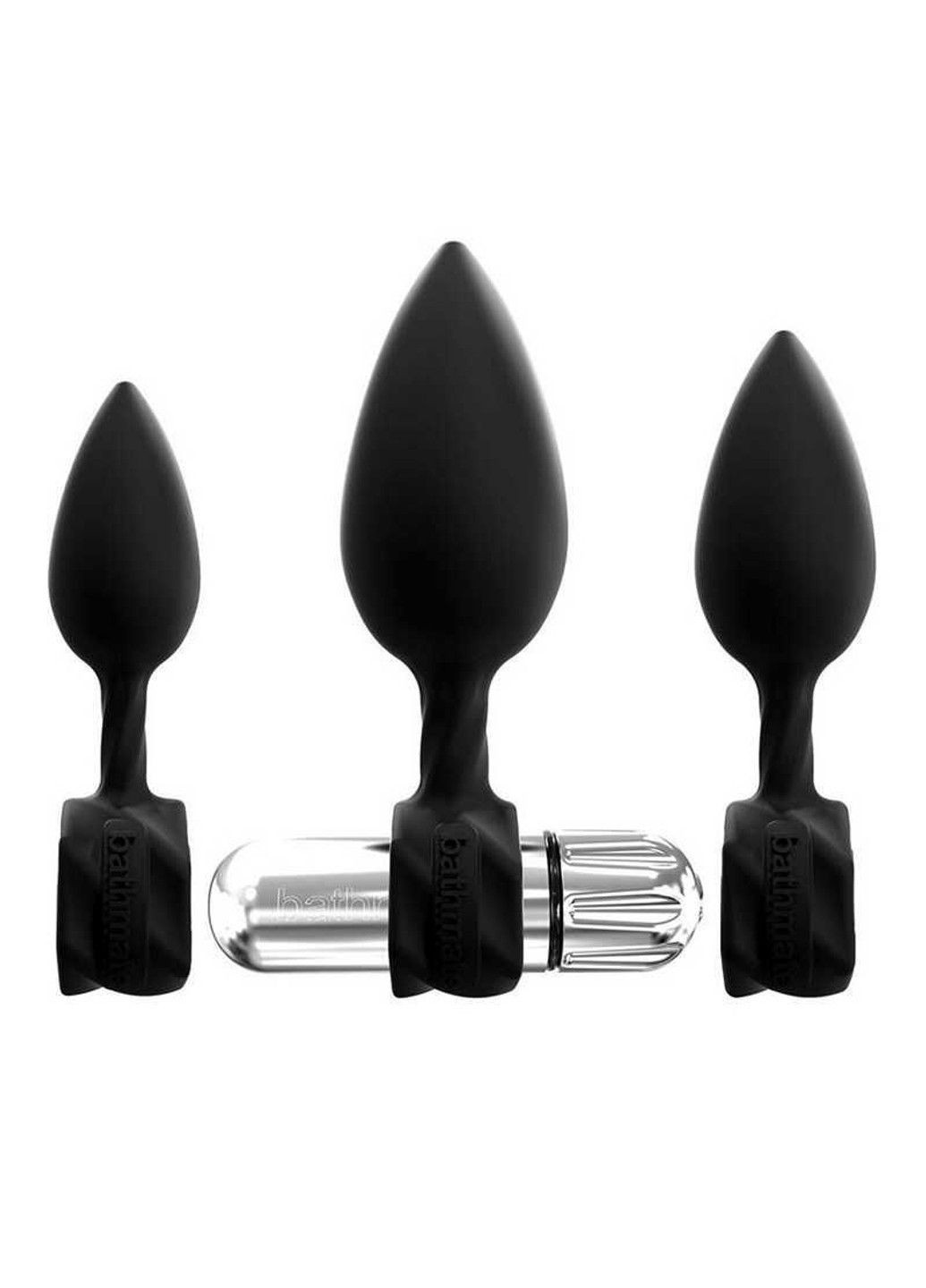 Набір анальних вібропробок Anal Training Plugs VIBE діаметр 2,5 см 3,1 см 3,8 см для анальної стимуляції Bathmate (298473806)
