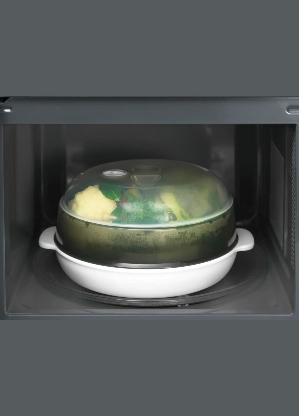 Мікрохвильова піч 25л, мех. керування, 900Вт, гриль, дисплей, інвертор, Electrolux (314746367)