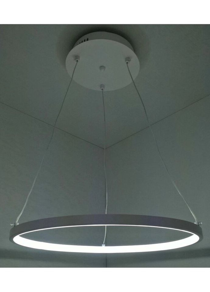 Люстра светодиодная подвесная LED светильник для квартиры на потолок лэд 25532 Белый 15-100х40х40 см. Sunnysky (324395781)