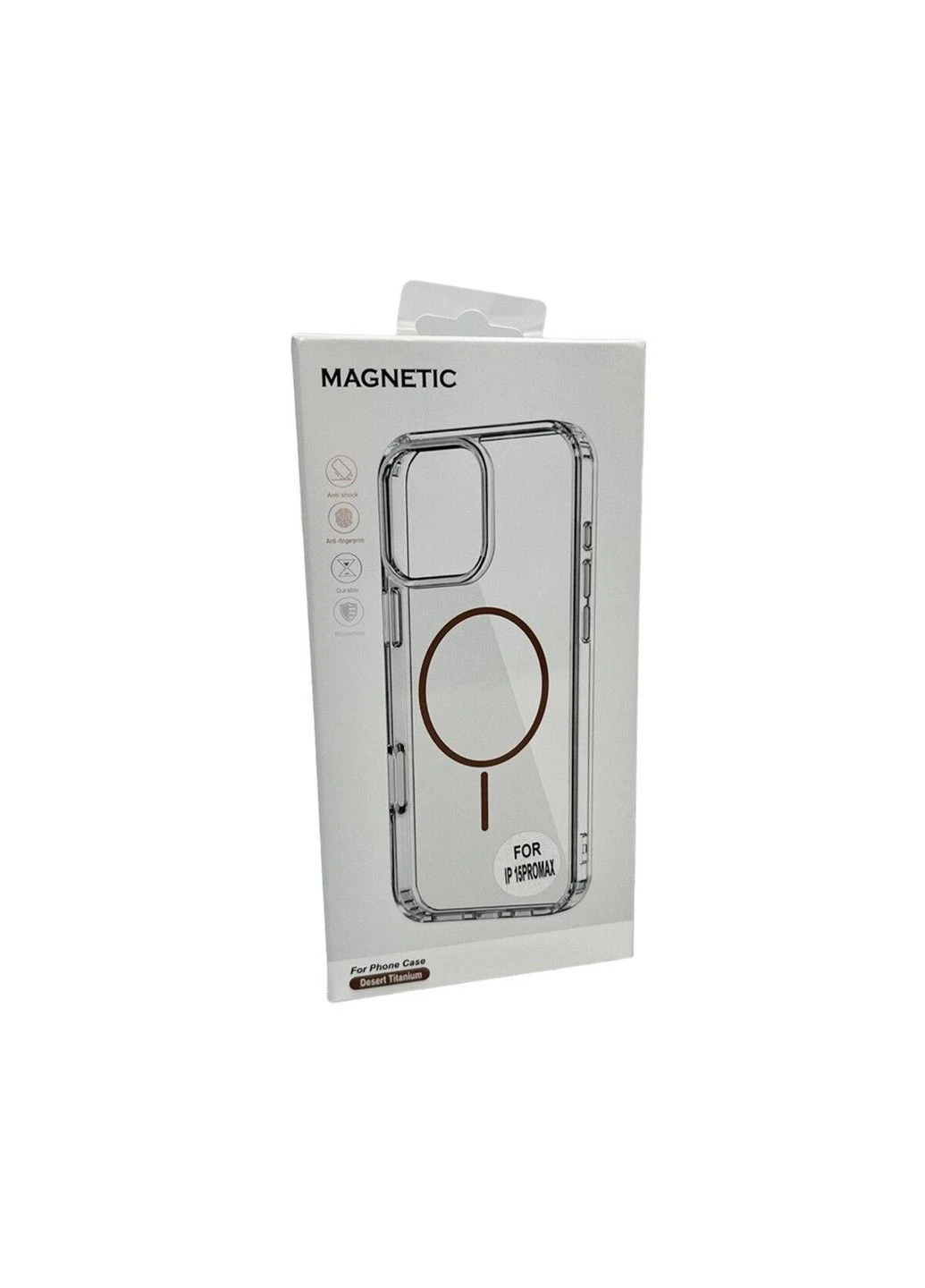 Чехол Acrylic Thin Magnetic для Apple iPhone 14 White No Brand (382863732)
