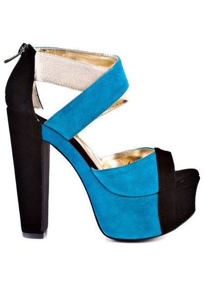 Серо-голубые босоножки 38 Charles David