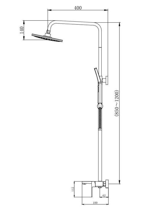 Душевая система BR615KB Venta (361446890)
