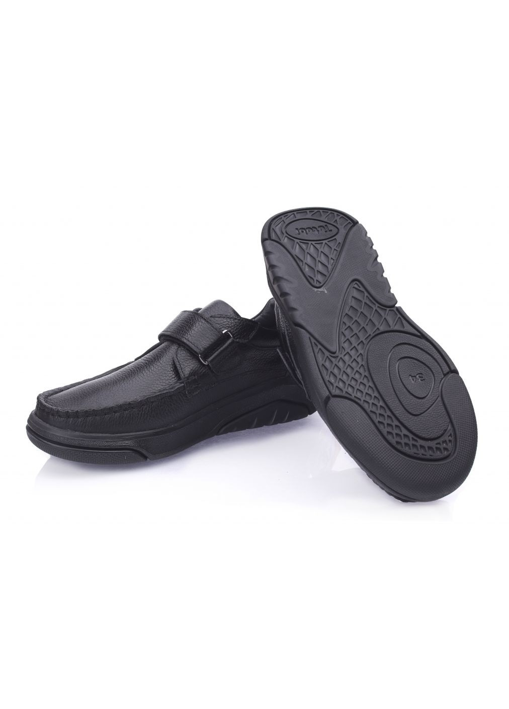 Черные мокасины 2433 для мальчиков черные. размер 33 Topitop