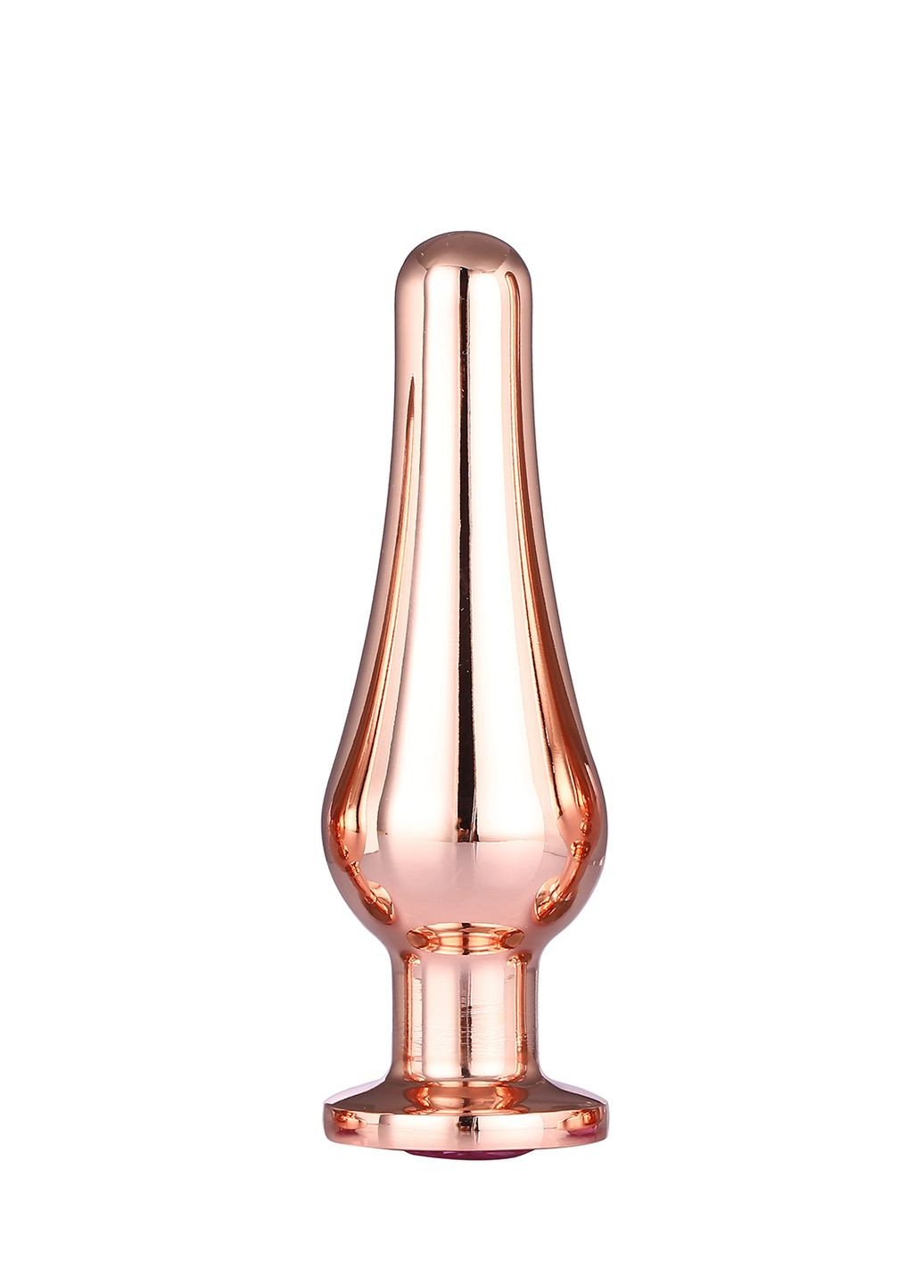 DT21827 анальна пробка конічної форми GLEAMING LOVE ROSE GOLD PLEASURE PLUG M Dream Toys (331168790)
