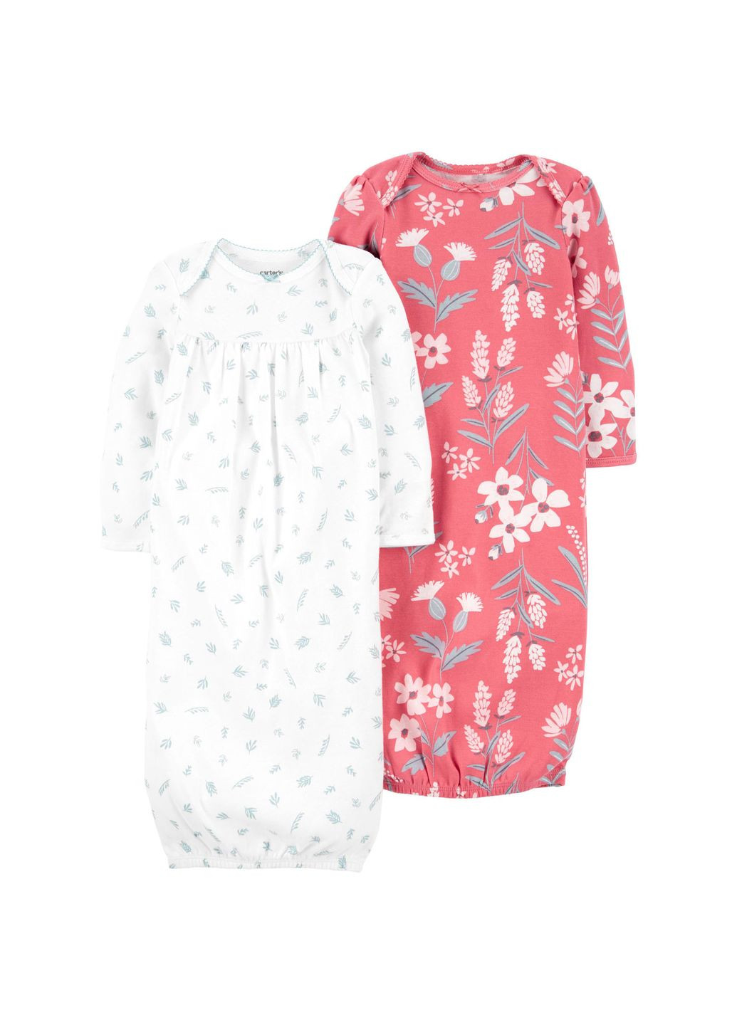 Малиновая ночная рубашка (2 шт.) для девочки (46-55cm) (1l778110_) Carter's