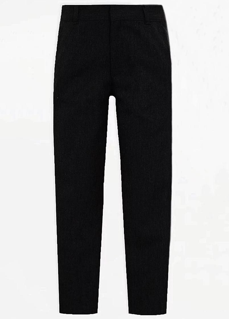 Черные классические демисезонные брюки зауженные George