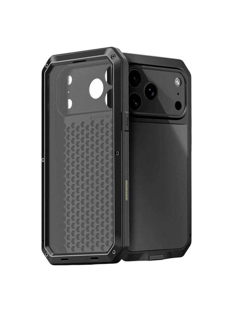 Противоударный чехол Doom Armor для смартфона Apple iPhone 17 Pro - Black Primo (368783950)