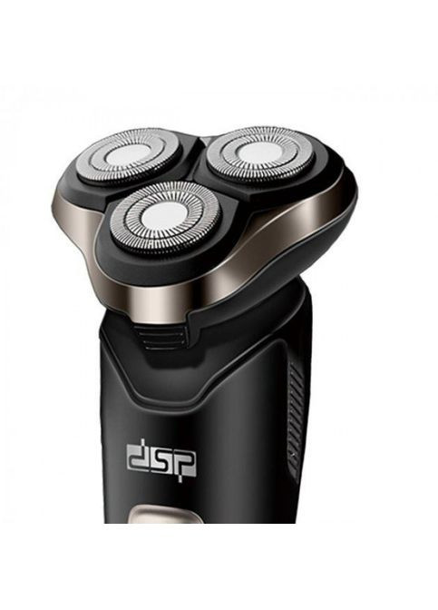 Электробритва для мужчин роторная для влажного и сухого бритья с плавающими головками водонепроницаемая. DSP (297442972)