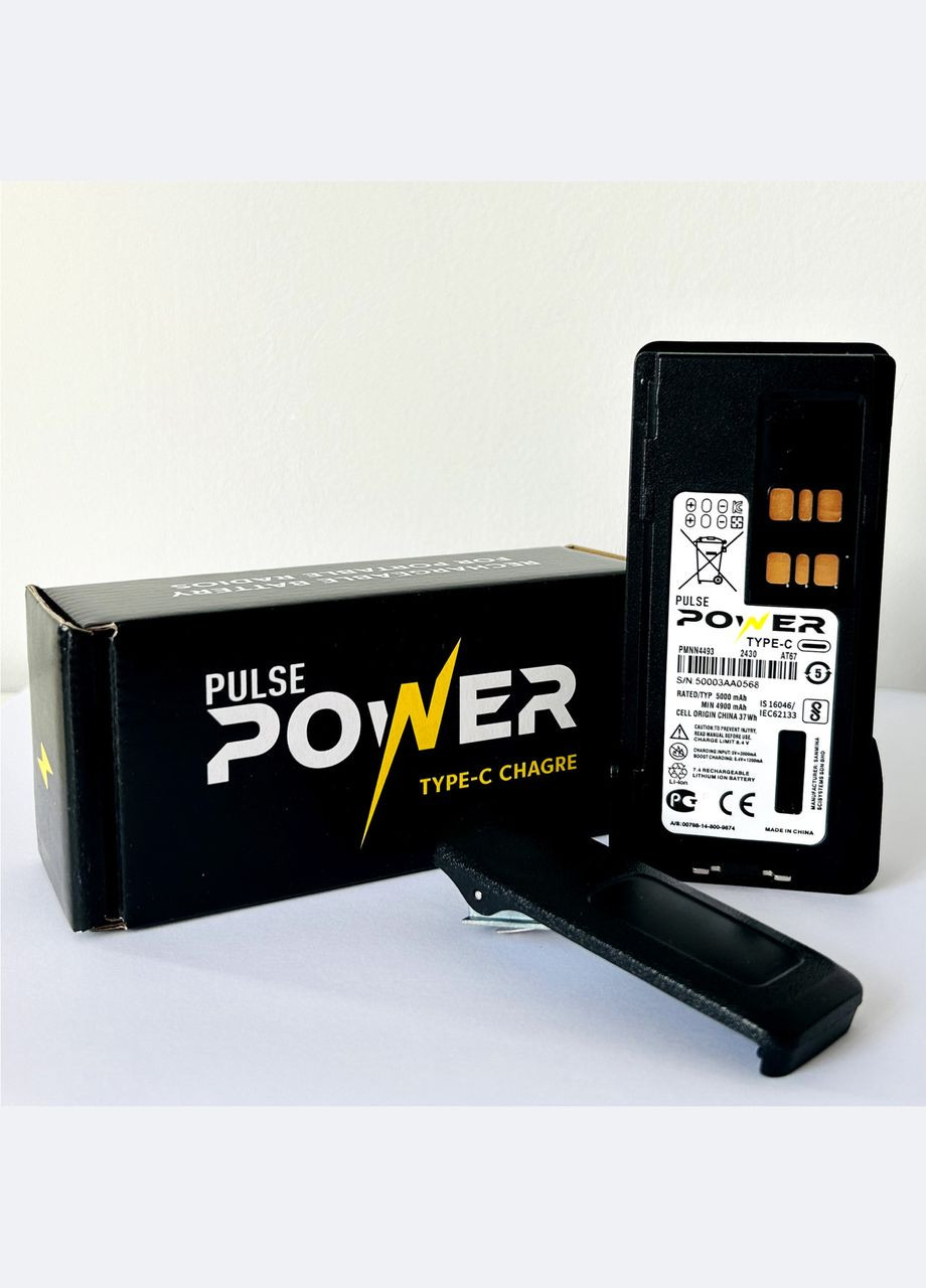 Акумулятор на 5000 mAh рацій Motorola з Type-C DP4400e, DP4600e, DP4800e. China (343240788)