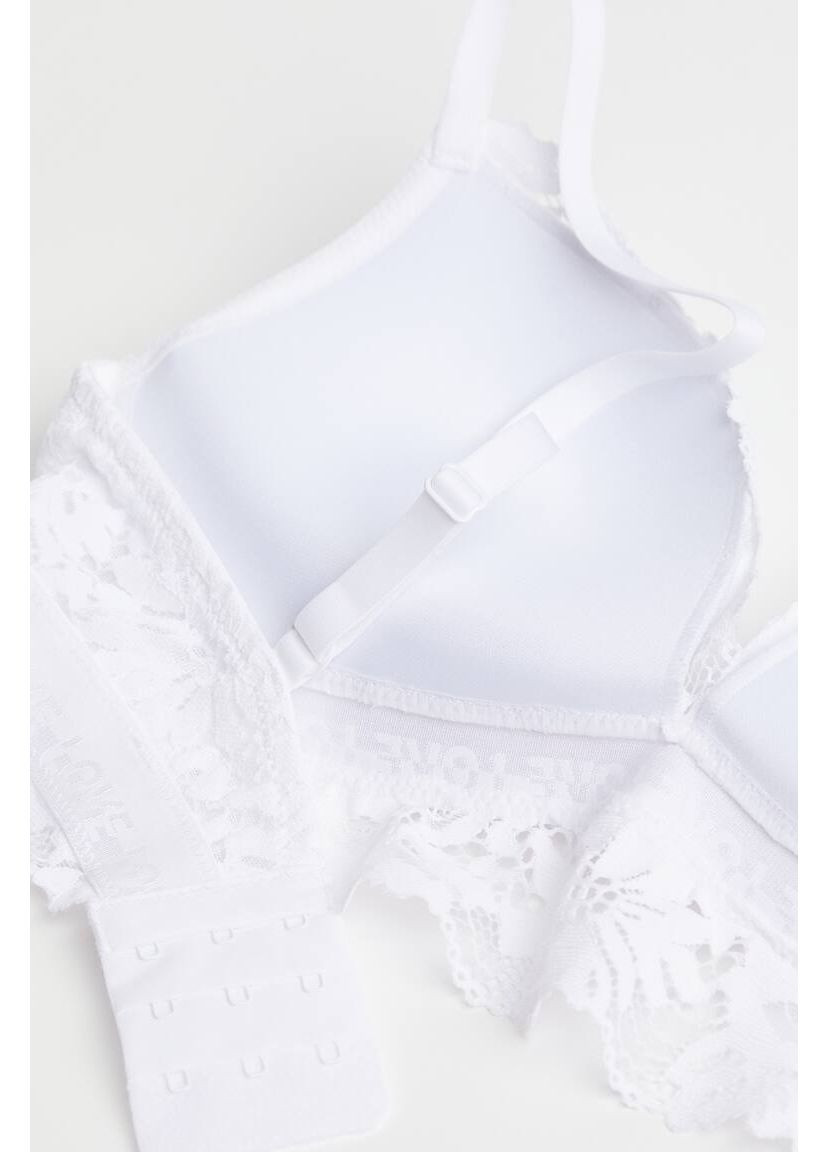 Белый бюстгальтер из push-up H&M