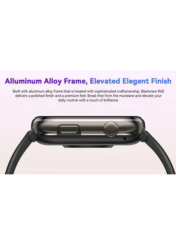 Смарт-годинник R60 Black Blackview (315010908)