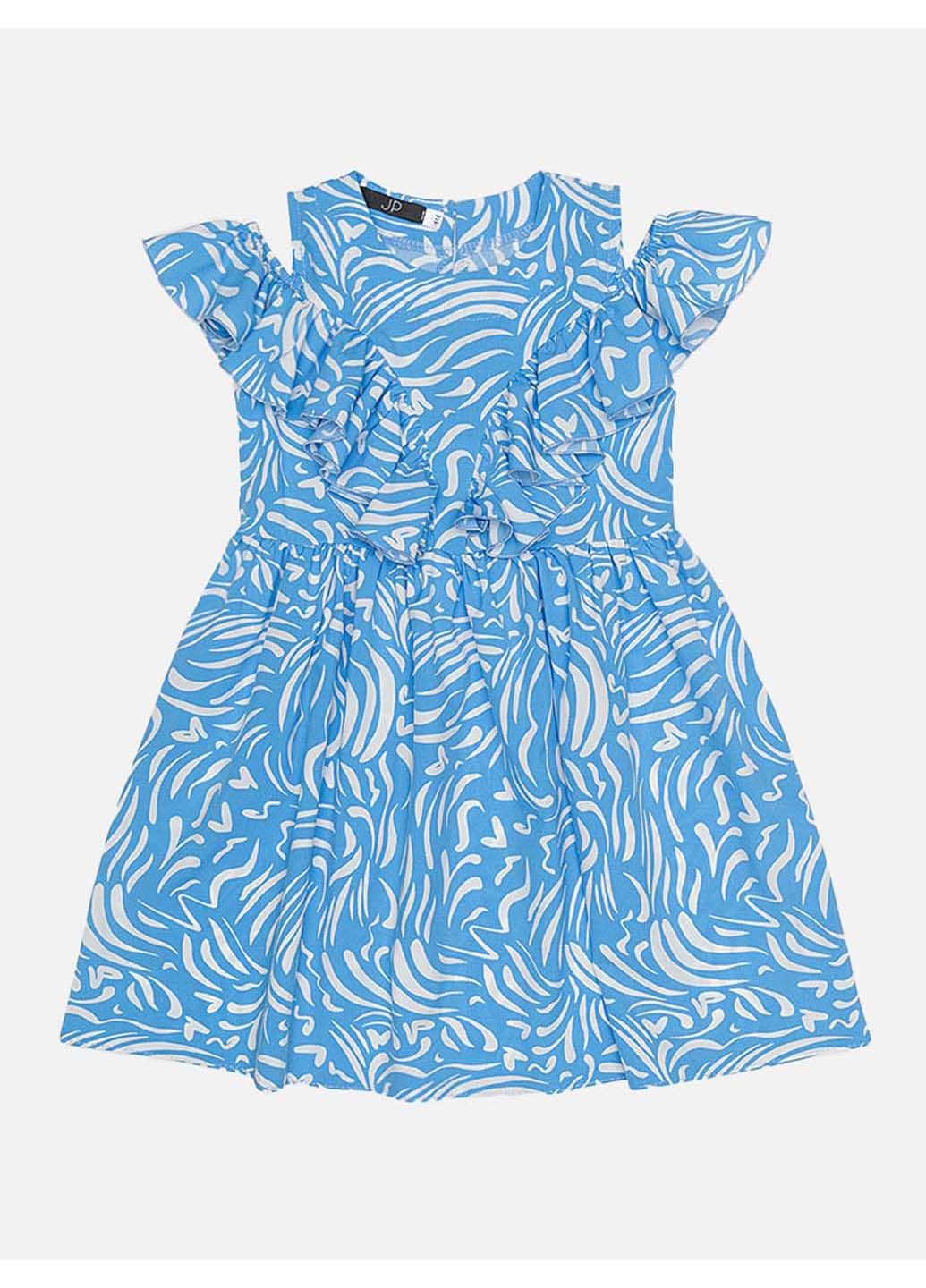 Блакитна сукня Jak Pani (290982272)