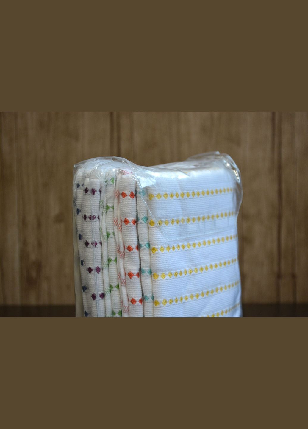 Набор кухонных полотенец 40х60 см, 6 шт Pupilla белый